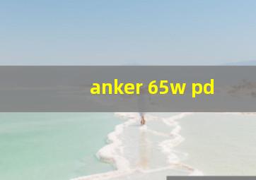 anker 65w pd